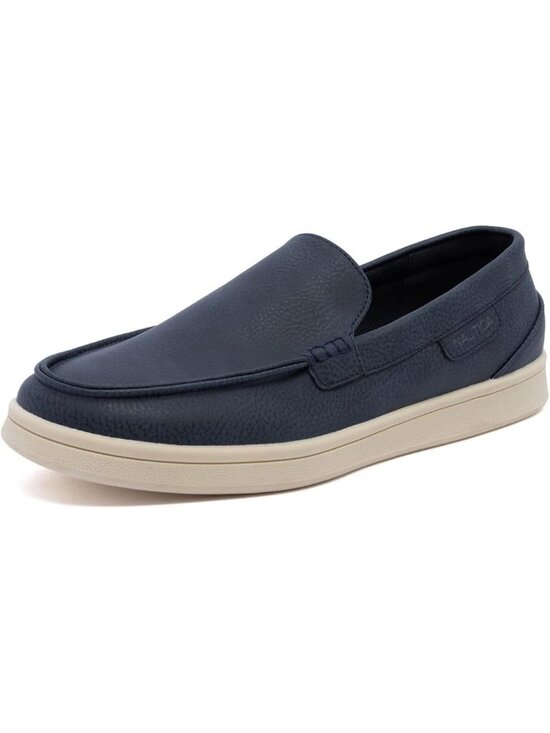 ?Men\'s Navy Canvas Slip-On Comfortable Low Top Lightweight Fashion shoes